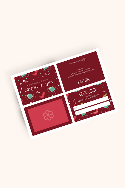 MAYUNO Gift Voucher - Xmas Edition (English)